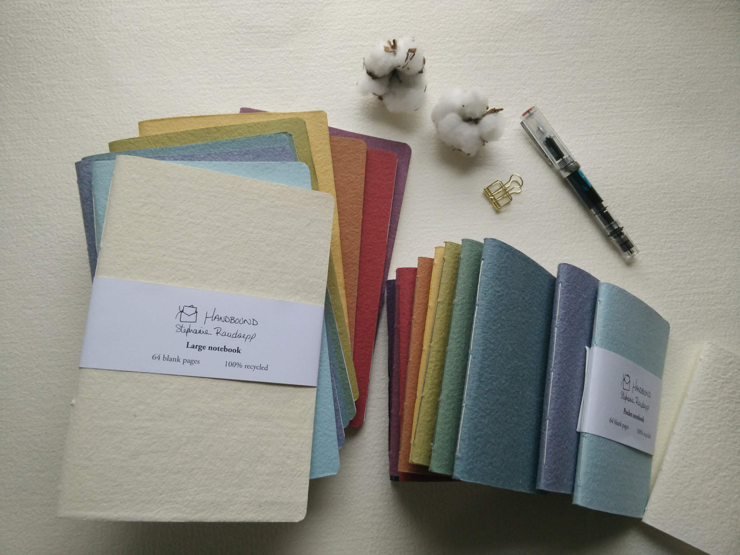 Large | Cotton Rag Notebook | 2-pack