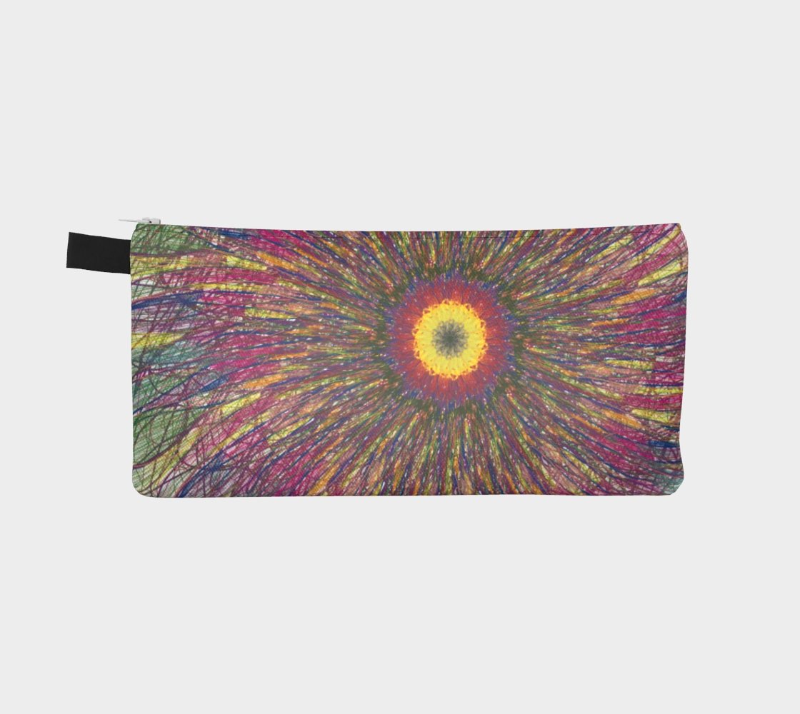 Cotton Canvas Pencil Case | Eye of the flower