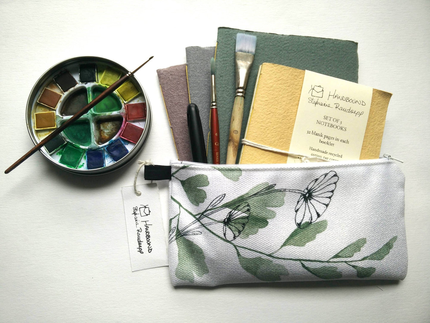 Cotton Canvas Pencil Case | Kawaii