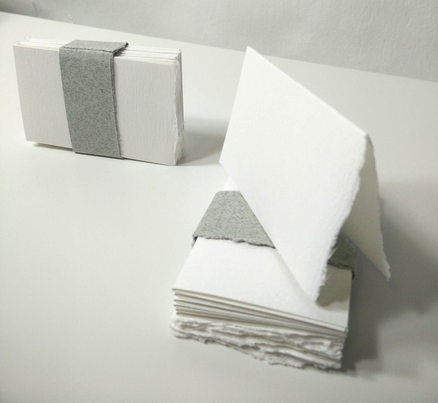 Deckled edged cotton rag place cards
