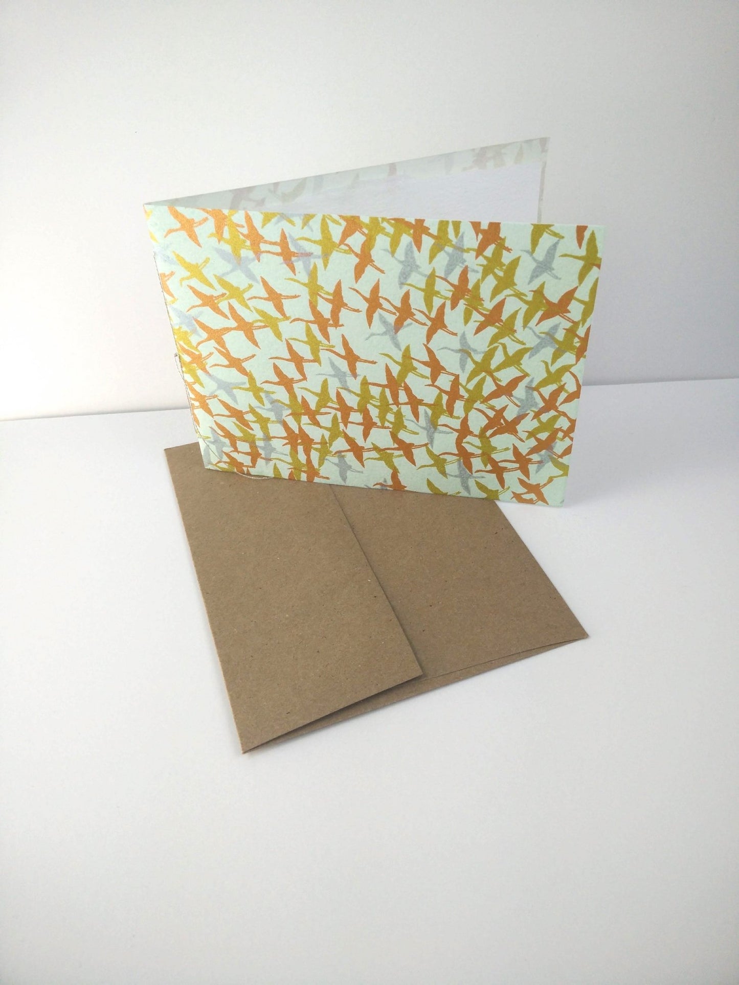 Handsewn Chiyogami Cotton Rag Blank Card | Boxed sets