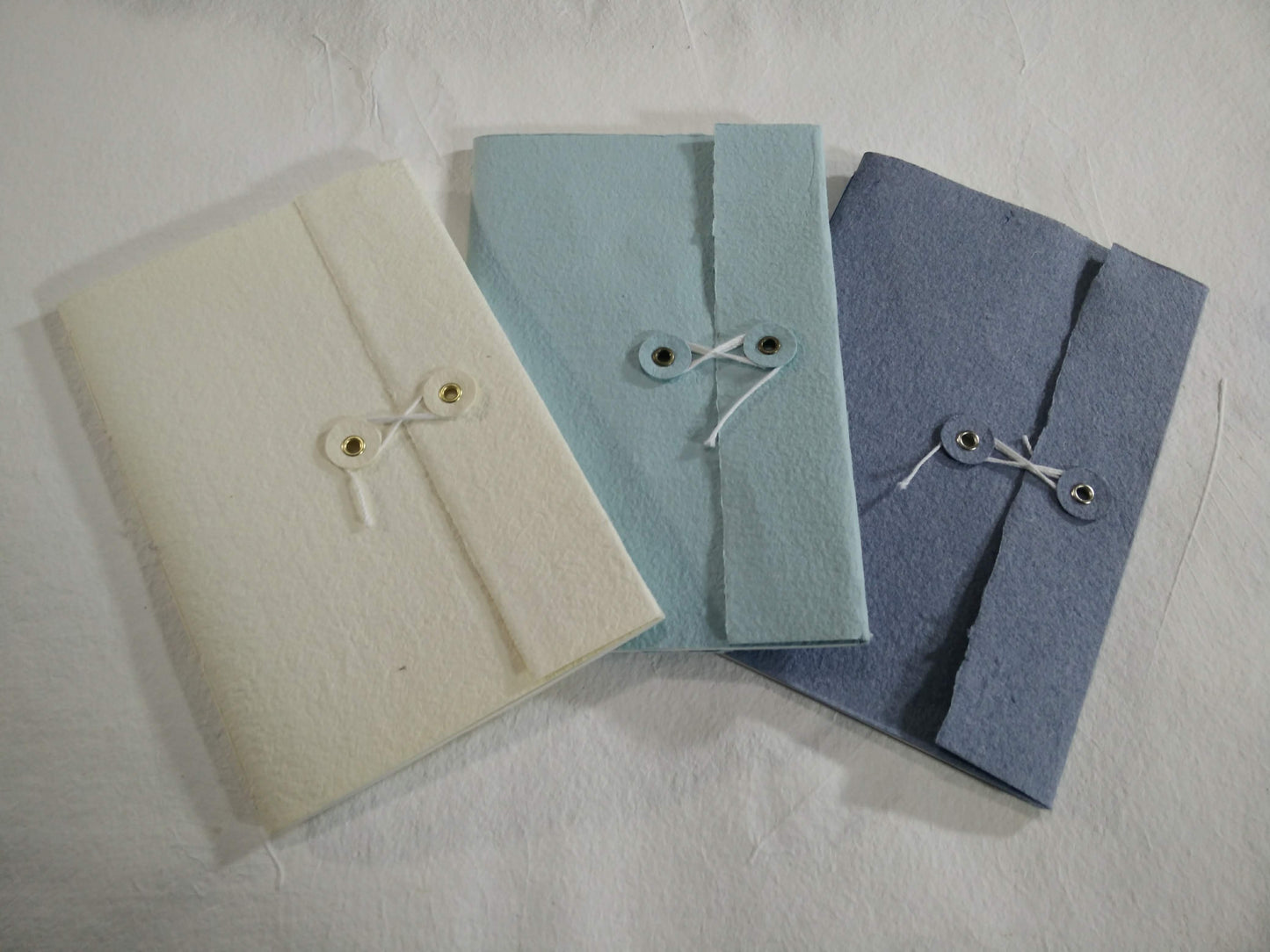 Pocket | Button and String Cotton Rag Notebook