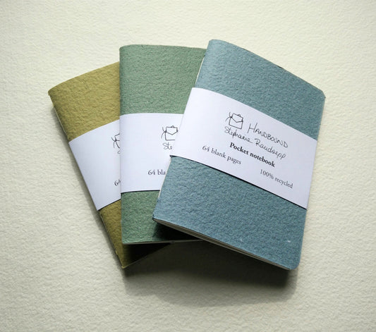 Pocket | Cotton Rag Notebooks | 2-pack
