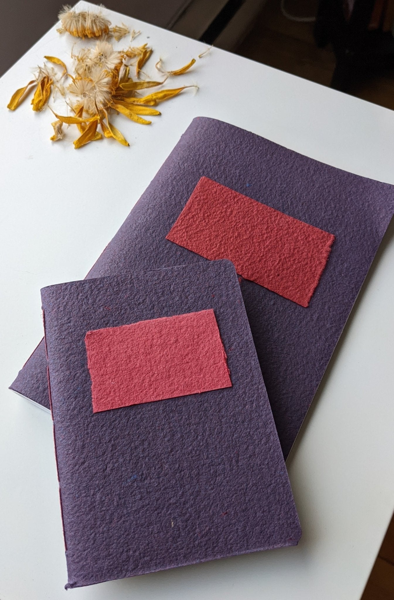 Large | The Colour Block Cotton Rag Notebook